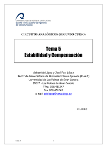 Tema 5 Estabilidad y Compensación