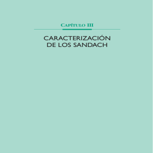 caracterización de los sandach - Ministerio de Agricultura