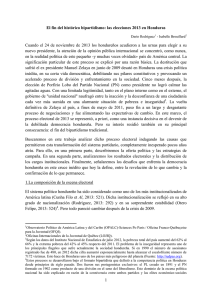 1 El fin del histórico bipartidismo: las elecciones 2013