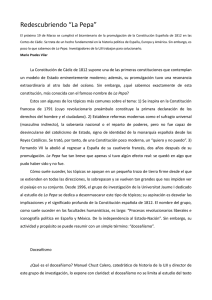 Redescubriendo “La Pepa” - Arqueología del punto de vista