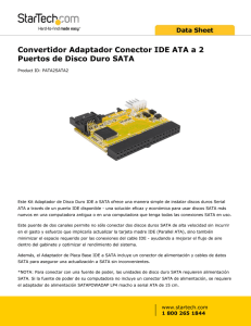 Convertidor Adaptador Conector IDE ATA a 2