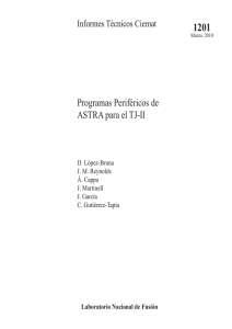 Programas Periféricos de ASTRA para el TJ-II