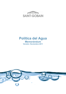 Política del Agua - Saint