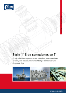 Serie 116 de conexiones en T