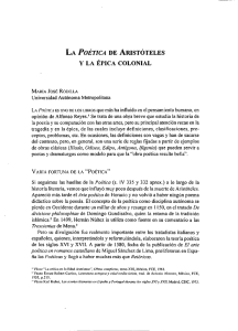 LA POÉTICA DE ARISTÓTELES