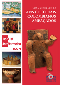 bens culturais colombianos ameaçados