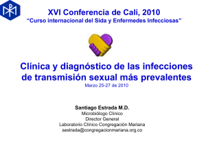 Clínica y diagnóstico de las infecciones de transmisión sexual más