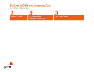 Sobre WOBI on Innovation