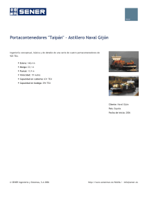 Portacontenedores "Taipán" - Astillero Naval Gijón
