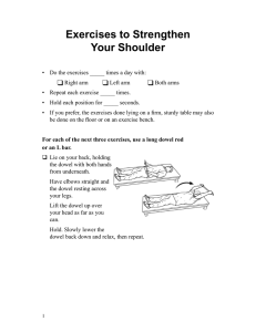 Exercises to Strengthen Your Shoulder - Spanish