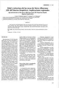 (SW del Macizo Hespérico). - Sociedad Geológica de España