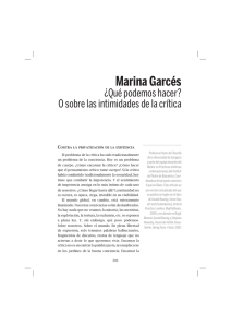 Marina Garces-que podemos hacer