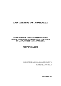 temporada 2012 - Ajuntament de Santa Margalida
