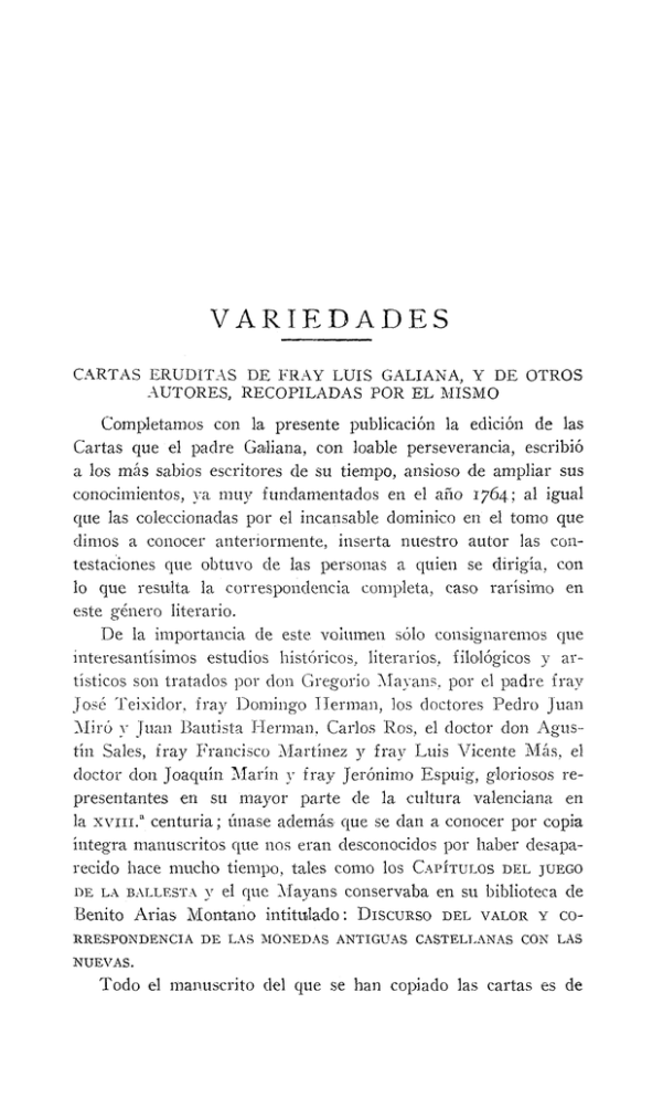 pdf Cartas eruditas de fray Luis Galiana, y de otros autores