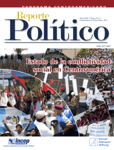 Estado de la conflictividad social en Centroamérica Estado