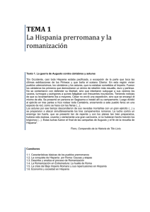 La Hispania prerromana y la romanización