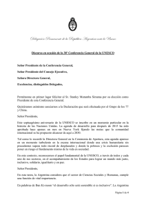Delegación Permanente de la República Argentina ante la Unesco