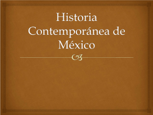 Historia Contemporánea de México
