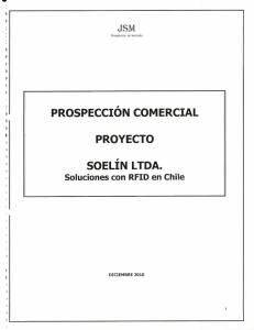 PROSPECCION COMERCIAL PROYECTO SOELIN LTOA.