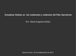 Actualizar Debian en las notebooks y netbooks del Plan Sarmiento