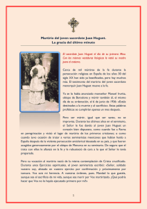 Martirio del joven sacerdote menorquín Juan Huguet