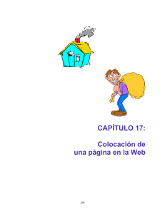 CAPÍTULO 17: Colocación de una página en la Web