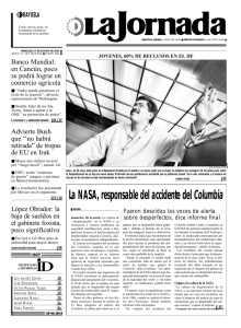 La NASA, responsable del accidente del Columbia