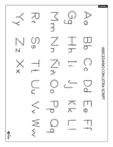 abecedario c on letra script - Editorial Educarte