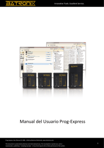 Manual del Usuario Prog-Express
