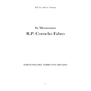 R.P. Cornelio Fabro