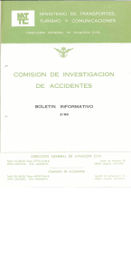 comisión de investigación de accidentes