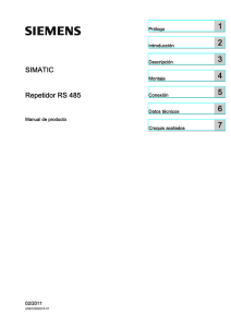 Repetidor RS 485 - Siemens Industry Online Support