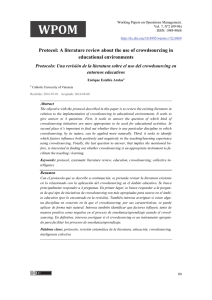 Protocol: A literature review about the use of