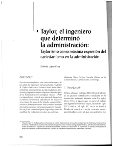 Taylor, el ingeniero que determinó la