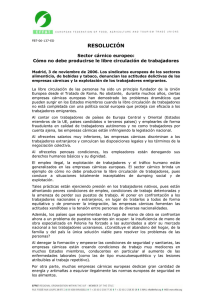 FBT-06-137-ED GA Madrid - Resolution Meat sector-ES