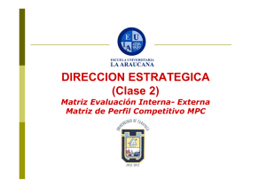 1056_DIRECCION ESTRATEGICA (CLASE 2 EFE-EFI
