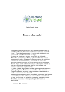 Hoyos, novelista español - Biblioteca Virtual Universal