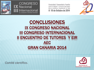 Conclusiones Congreso AEC 2014