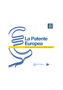 La Patente Europea - Oficina Española de Patentes y Marcas