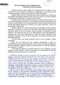 Page 1 iba un comentario sobre el siguiente texto. Culpable por la