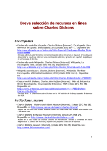 Breve selección de recursos en línea sobre Charles Dickens