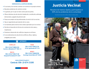 Justicia Vecinal - Ministerio de Justicia