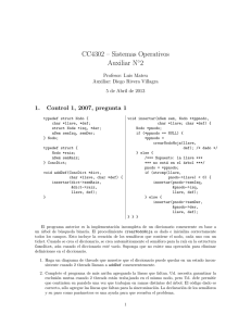 CC4302 – Sistemas Operativos Auxiliar N 2 - U