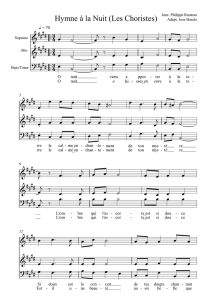 Hymne à la Nuit (Les Choristes)
