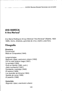 ANA MARISCAL A Ana Mariscal1 Filmografia