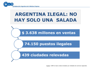 creció la venta ilegal en la argentina