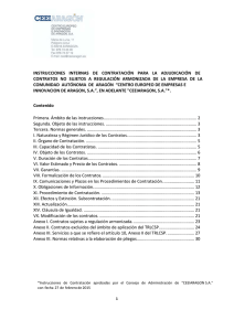 Instrucciones de contratación