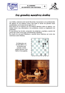 Los grandes maestros árabes - club de ajedrez sainz de varanda