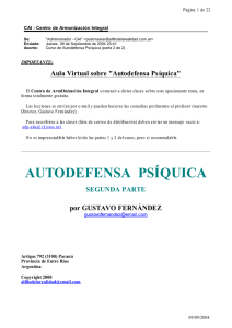 autodefensa psíquica - AL FILO DE LA REALIDAD .com.ar
