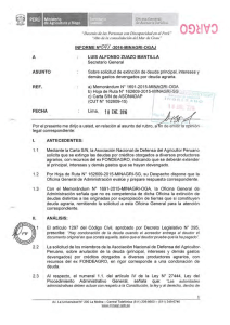 Sobre solicitud de extinción de deuda principal, intereses y demás